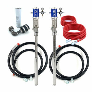 Pompe de transfert T3 rapport 3:1 avec 2 pompes à fluide, kit d'alimentation en fluide et kit de flexible d'air - 25D295