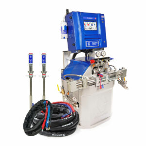 Reactor 3 H-XP3 Elite -15 m de tuyauteries chauffantes int. pompes de transfert Core E1 - Graco - CSR388