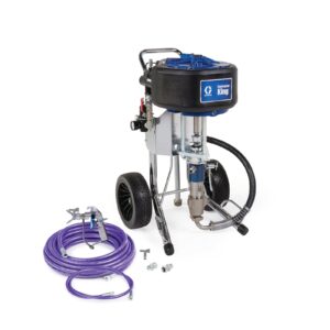Package Pulvérisateur pneumatique airless Contractor King 45:1 + Pistolet silver plus 2 doigts Graco - 279006