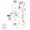 Tuyau d'aspiration 19 litres pour King, 1-1/4" NPT, longueur 1 mètre Graco - 25D515