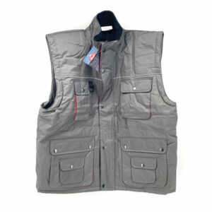 Gilet sans manche multipoches gris Taille L - CH060L