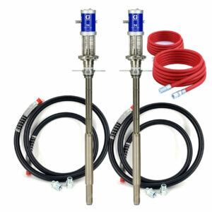 Pompe de transfert T4 avec 2 pompes à fluide + kit d'alimentation en fluide + kit de flexible d’air et de dessiccateur- 26D003